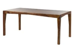 ANCONA #214 Tavolo Da Pranzo In Legno Di Sheesham - Laccato / Marrone Scuro 140x85x77 -Massivmoebel24 09 106 699 2016 10 1