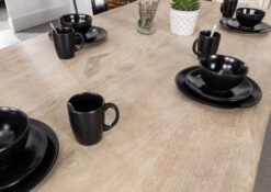 Tavolo Da Pranzo In Legno Di Mango 180x90x76 Sbiancato Laccato RAILWAY #307 -Massivmoebel24 09 106 772 2009 4