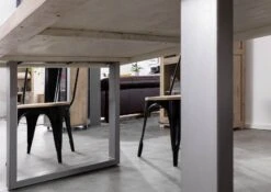 Tavolo Da Pranzo In Legno Di Mango 180x90x76 Sbiancato Laccato RAILWAY #307 -Massivmoebel24 09 106 772 2009 5