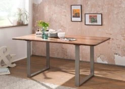 Tavolo Da Pranzo In Legno Di Sheesham / Palissandro 160x90x76 Noble Unique Laccato SYDNEY #146