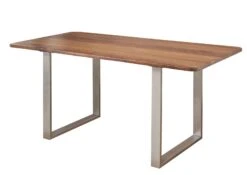 Tavolo Da Pranzo In Legno Di Sheesham / Palissandro 160x90x76 Noble Unique Laccato SYDNEY #146 -Massivmoebel24 09 106 777 0146 9