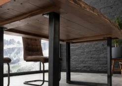 FREEFORM 5 Tavolo Da Pranzo In Legno Di Acacia - Laccato Natur /gambe In Ferro - Antracite Lucido 160x90x77 FREEFORM 5 12 FREEFORM 5 Tavolo Da Pranzo In Legno Di Acacia - Laccato Natur /gambe In Ferro - Antracite Lucido 160x90x77 FREEFORM 5 -Massivmoebel24 09 106 824 9102 6