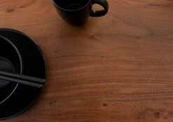 FREEFORM 5 Tavolo Da Pranzo In Legno Di Acacia - Laccato Natur /gambe In Ferro - Antracite Mat 160x90x77 -Massivmoebel24 09 106 824 9203 5