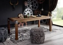 Tavolo Da Pranzo In Legno Mango - Laccato 240x100x76 AMSTERDAM #17