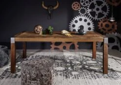 Tavolo Da Pranzo In Legno Mango - Laccato 240x100x76 AMSTERDAM #17 -Massivmoebel24 09 106 877 0013 3