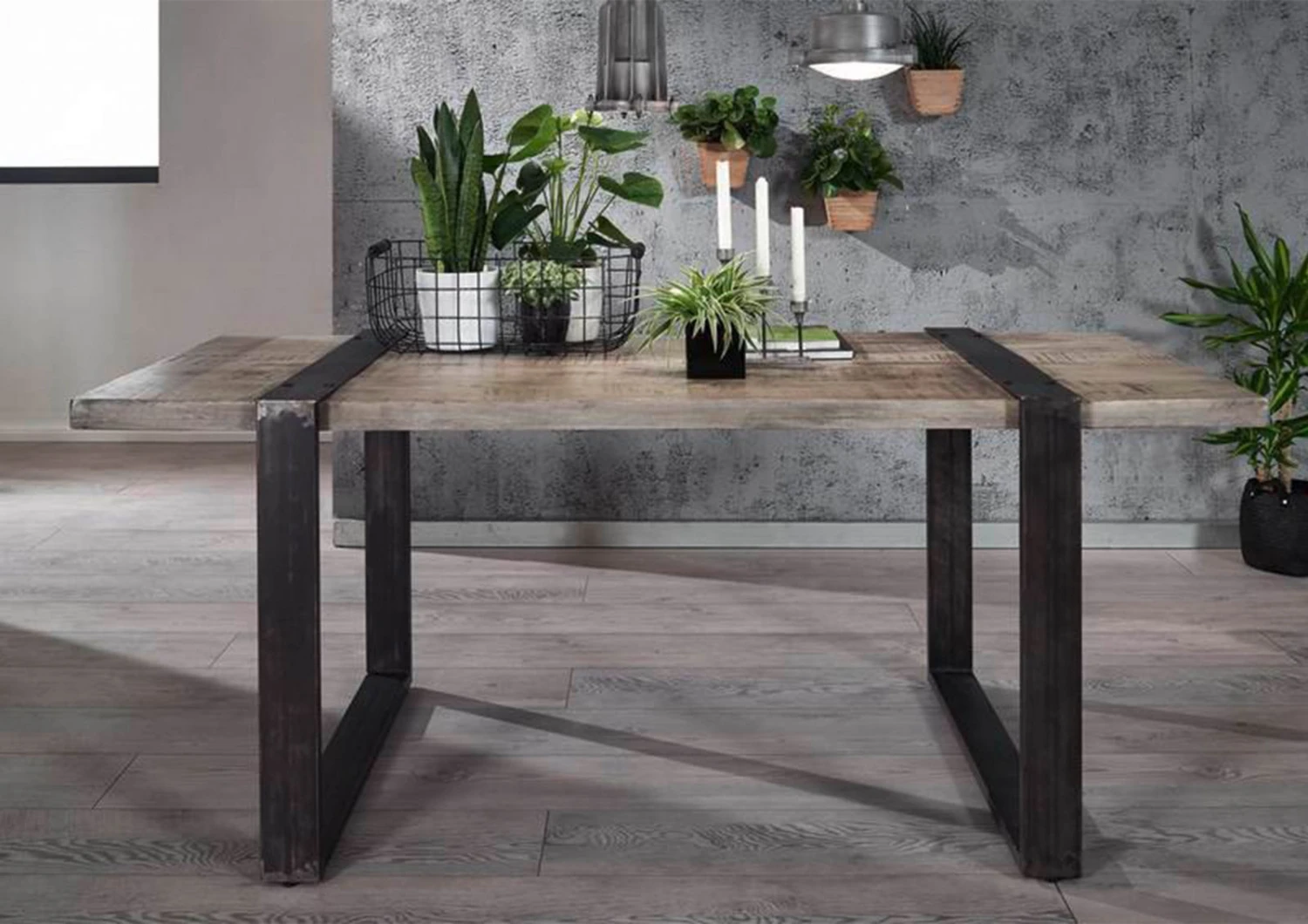 Tavolo Da Pranzo In Legno Di Mango 170x90x76 Grigio Scuro Laccato HEAVY INDUSTRY #103 5 Tavolo Da Pranzo In Legno Di Mango 170x90x76 Grigio Scuro Laccato HEAVY INDUSTRY #103 - immagine 3