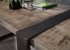 Tavolo Da Pranzo In Legno Di Mango 170x90x76 Grigio Scuro Laccato HEAVY INDUSTRY #103 13 Tavolo Da Pranzo In Legno Di Mango 170x90x76 Grigio Scuro Laccato HEAVY INDUSTRY #103 -Massivmoebel24 09 107 677 0022 5