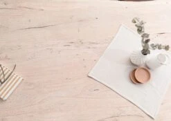 FREEFORM #127 Tavolo Da Pranzo In Legno Di Acacia - Laccato / Natural Stone 170x110x78 -Massivmoebel24 09 107 814 0127 4