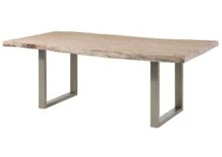 FREEFORM #127 Tavolo Da Pranzo In Legno Di Acacia - Laccato / Natural Stone 170x110x78 -Massivmoebel24 09 107 814 0127 9