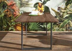 Tavolo Da Pranzo In Legno Di Sheesham / Acacia 177x90x76 Smoked Cherry Tinto TORONTO #134 10 Tavolo Da Pranzo In Legno Di Sheesham / Acacia 177x90x76 Smoked Cherry Tinto TORONTO #134 -Massivmoebel24 09 108 665 0035 3