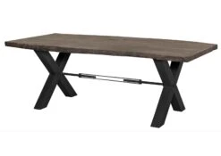 Tavolo Da Pranzo In Legno Di Acacia 220x110x76 Grigio Scuro Laccato IRON LABEL #177 16 Tavolo Da Pranzo In Legno Di Acacia 220x110x76 Grigio Scuro Laccato IRON LABEL #177 -Massivmoebel24 09 108 820 0075 9