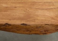 Tavolo Da Pranzo In Legno Acacia - Laccato Natur / Ferro X - Antracite Mat 1800x100x77 FREEFORM 5 -Massivmoebel24 09 108 824 9214 7