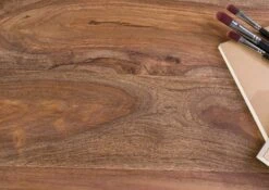 FREEFORM 5 Tavolo Da Pranzo In Legno Di Sheesham - Verniciato Grigio / Gambe In Ferro X Antracite Lucido 180x90 -Massivmoebel24 09 108 834 2113 6