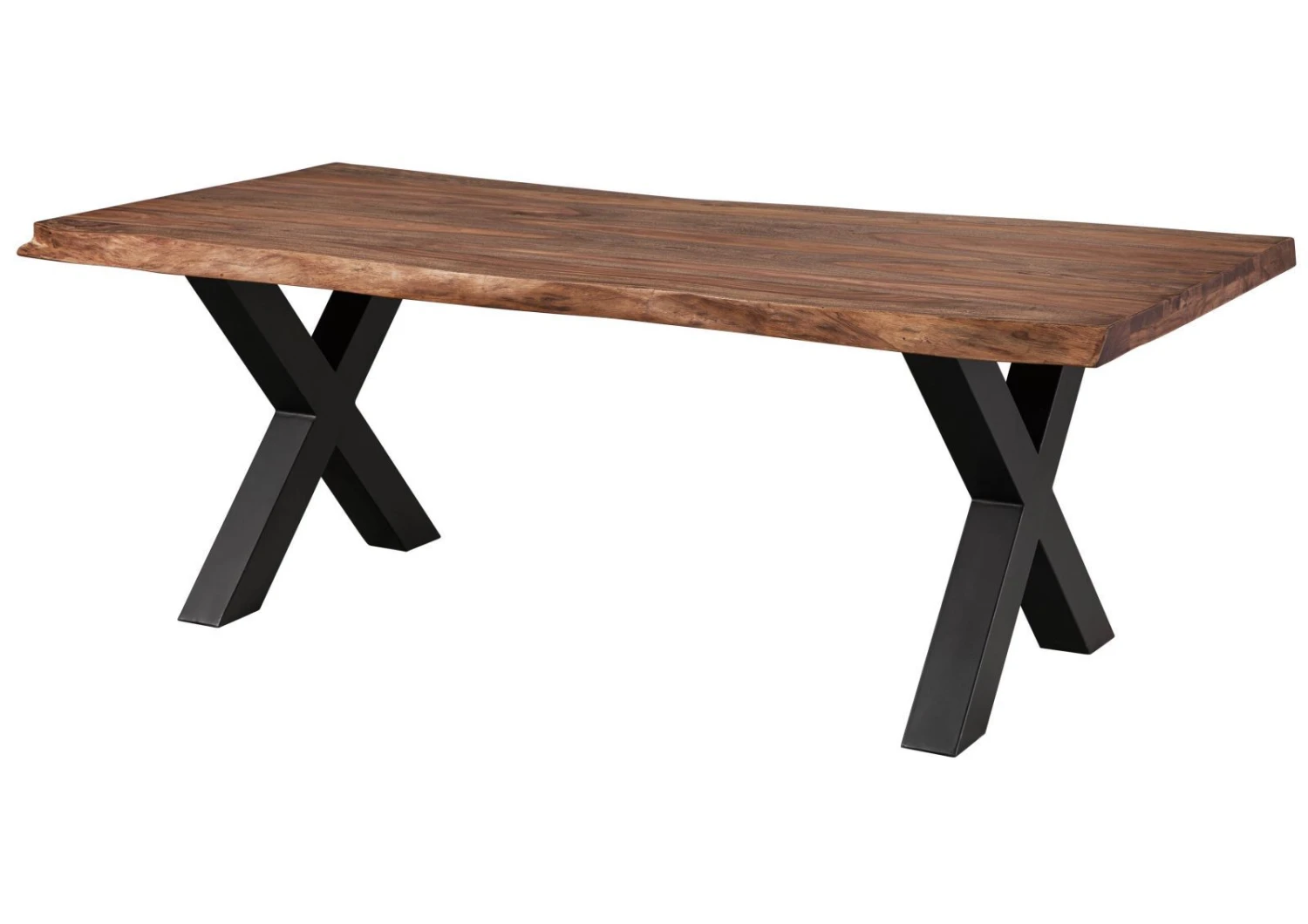 FREEFORM 5 Tavolo Da Pranzo In Legno Di Sheesham - Verniciato Grigio / Gambe In Ferro X Antracite Matt 220x100 11 FREEFORM 5 Tavolo Da Pranzo In Legno Di Sheesham - Verniciato Grigio / Gambe In Ferro X Antracite Matt 220x100 - immagine 9