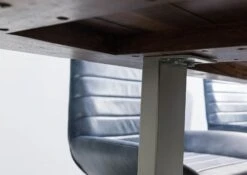 FREEFORM 5 Tavolo Da Pranzo In Legno Di Sheesham - Verniciato Grigio / Gambe In Ferro U Argento Matt 240x100 18 FREEFORM 5 Tavolo Da Pranzo In Legno Di Sheesham - Verniciato Grigio / Gambe In Ferro U Argento Matt 240x100 -Massivmoebel24 09 108 834 2903 7