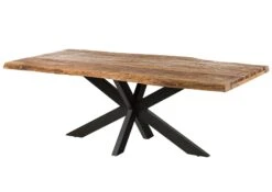 FREEFORM 5 Tavolo Da Pranzo In Legno Di Sheesham - Sabbiato Natur / Gambe Incrociate Antracite Matt 240x100 21 FREEFORM 5 Tavolo Da Pranzo In Legno Di Sheesham - Sabbiato Natur / Gambe Incrociate Antracite Matt 240x100 -Massivmoebel24 09 108 834 3223 11