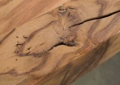 FREEFORM 5 Tavolo Da Pranzo In Legno Di Sheesham - Sabbiato Natur / Gambe In Ferro X Argento Matt 260x100 -Massivmoebel24 09 108 834 3913 5