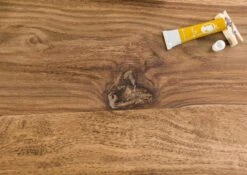 FREEFORM 5 Tavolo Da Pranzo In Legno Di Sheesham - Verniciato Natur / Gambe In Ferro X Antracite Lucido 240x100 -Massivmoebel24 09 108 834 5113 5