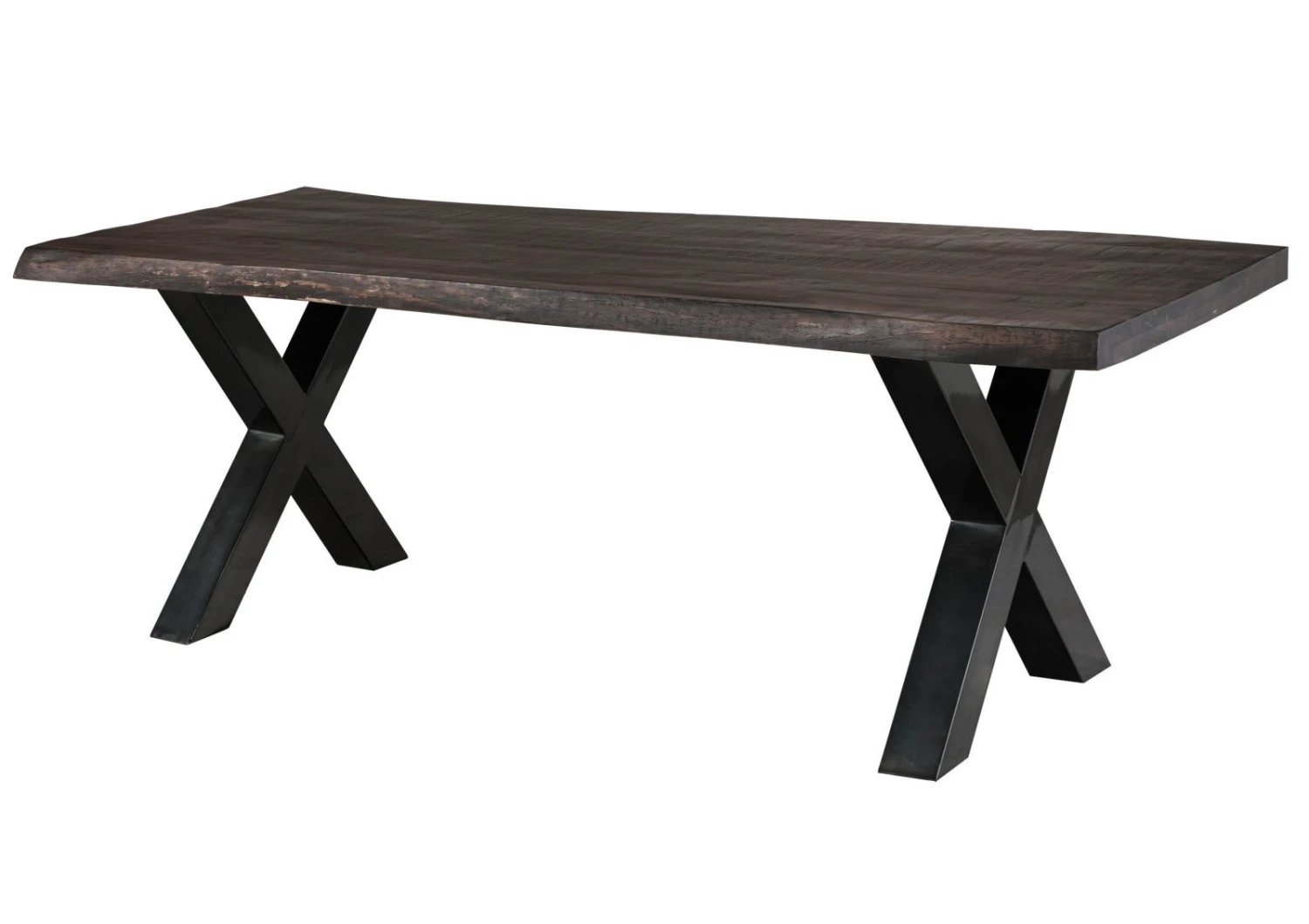 FREEFORM 5 Tavolo Da Pranzo In Legno Di Mango - Verniciato Grigio / Gambe In Ferro X Antracite Lucido 220x100 11 FREEFORM 5 Tavolo Da Pranzo In Legno Di Mango - Verniciato Grigio / Gambe In Ferro X Antracite Lucido 220x100 - immagine 9