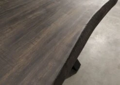 FREEFORM 5 Tavolo Da Pranzo In Legno Di Mango - Verniciato Grigio / Gambe In Ferro X Antracite Matt 200x100 -Massivmoebel24 09 108 844 2213 6