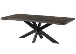 FREEFORM 5 Tavolo Da Pranzo In Legno Di Mango - Verniciato Grigio / Gambe Incrociate Antracite Matt 220x100 21 FREEFORM 5 Tavolo Da Pranzo In Legno Di Mango - Verniciato Grigio / Gambe Incrociate Antracite Matt 220x100 -Massivmoebel24 09 108 844 2223 11