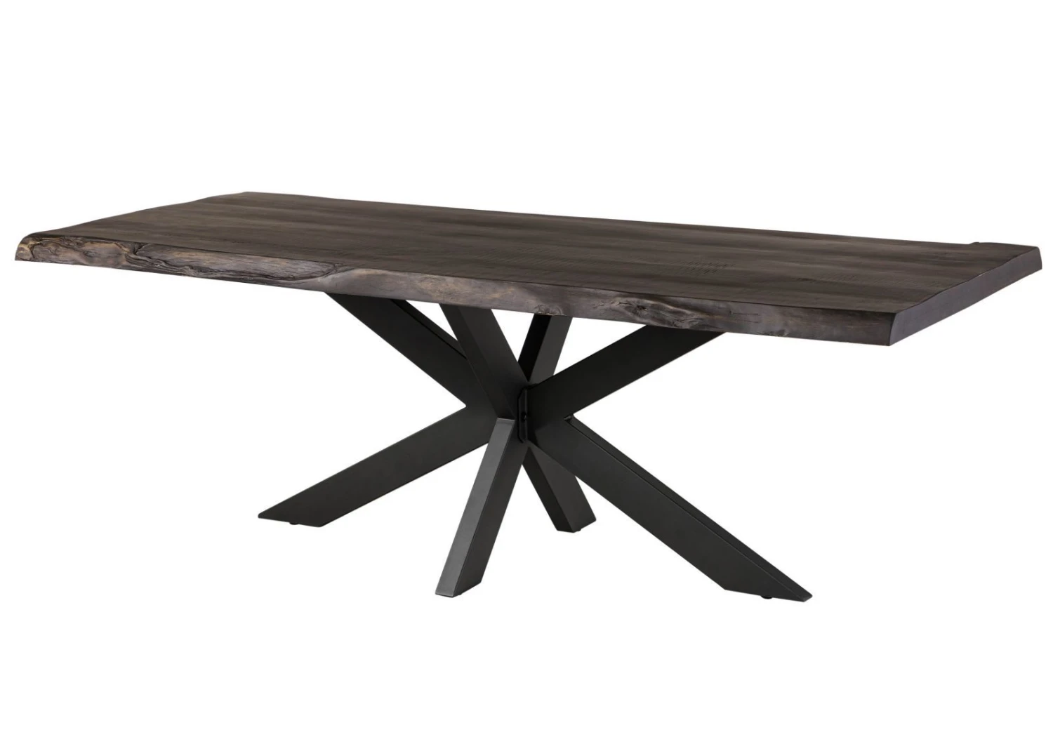 FREEFORM 5 Tavolo Da Pranzo In Legno Di Mango - Verniciato Grigio / Gambe Incrociate Antracite Matt 220x100 11 FREEFORM 5 Tavolo Da Pranzo In Legno Di Mango - Verniciato Grigio / Gambe Incrociate Antracite Matt 220x100 - immagine 9