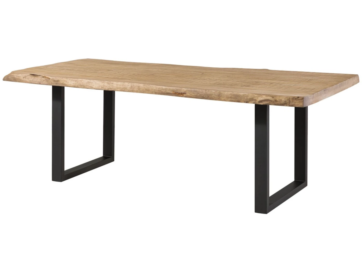 FREEFORM 5 Tavolo Da Pranzo In Legno Di Mango - Verniciato Beige / Gambe In Ferro U Antracite Matt 180x90 11 FREEFORM 5 Tavolo Da Pranzo In Legno Di Mango - Verniciato Beige / Gambe In Ferro U Antracite Matt 180x90 - immagine 9