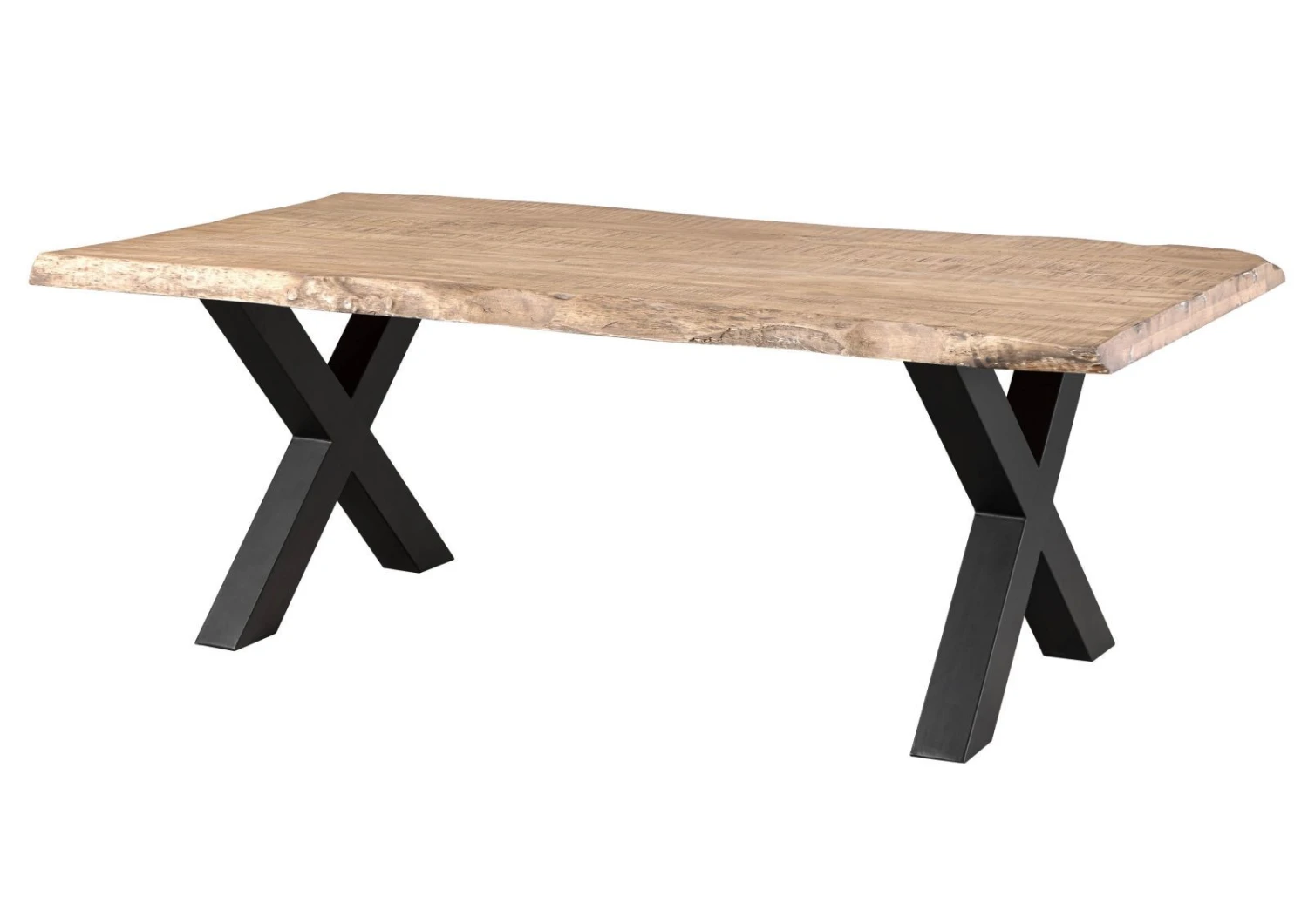 FREEFORM 5 Tavolo Da Pranzo In Legno Di Mango - Verniciato Beige / Gambe In Ferro X Antracite Matt 200x100 11 FREEFORM 5 Tavolo Da Pranzo In Legno Di Mango - Verniciato Beige / Gambe In Ferro X Antracite Matt 200x100 - immagine 9