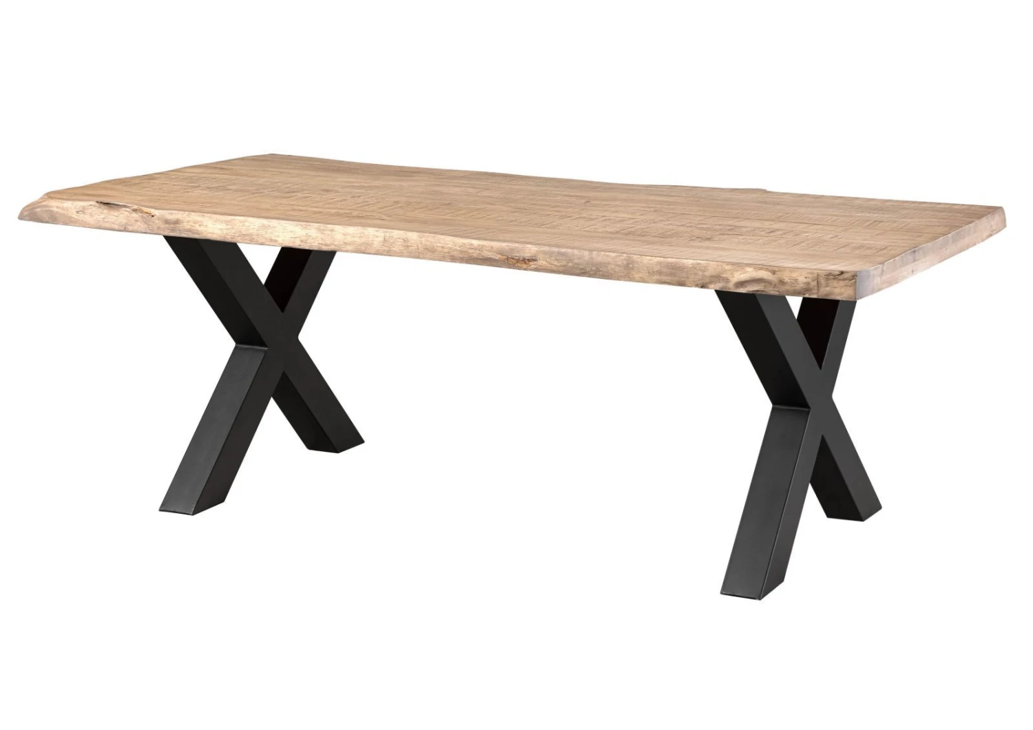 FREEFORM 5 Tavolo Da Pranzo In Legno Di Mango - Verniciato Beige / Gambe In Ferro X Antracite Matt 200x100 10 FREEFORM 5 Tavolo Da Pranzo In Legno Di Mango - Verniciato Beige / Gambe In Ferro X Antracite Matt 200x100 - immagine 8