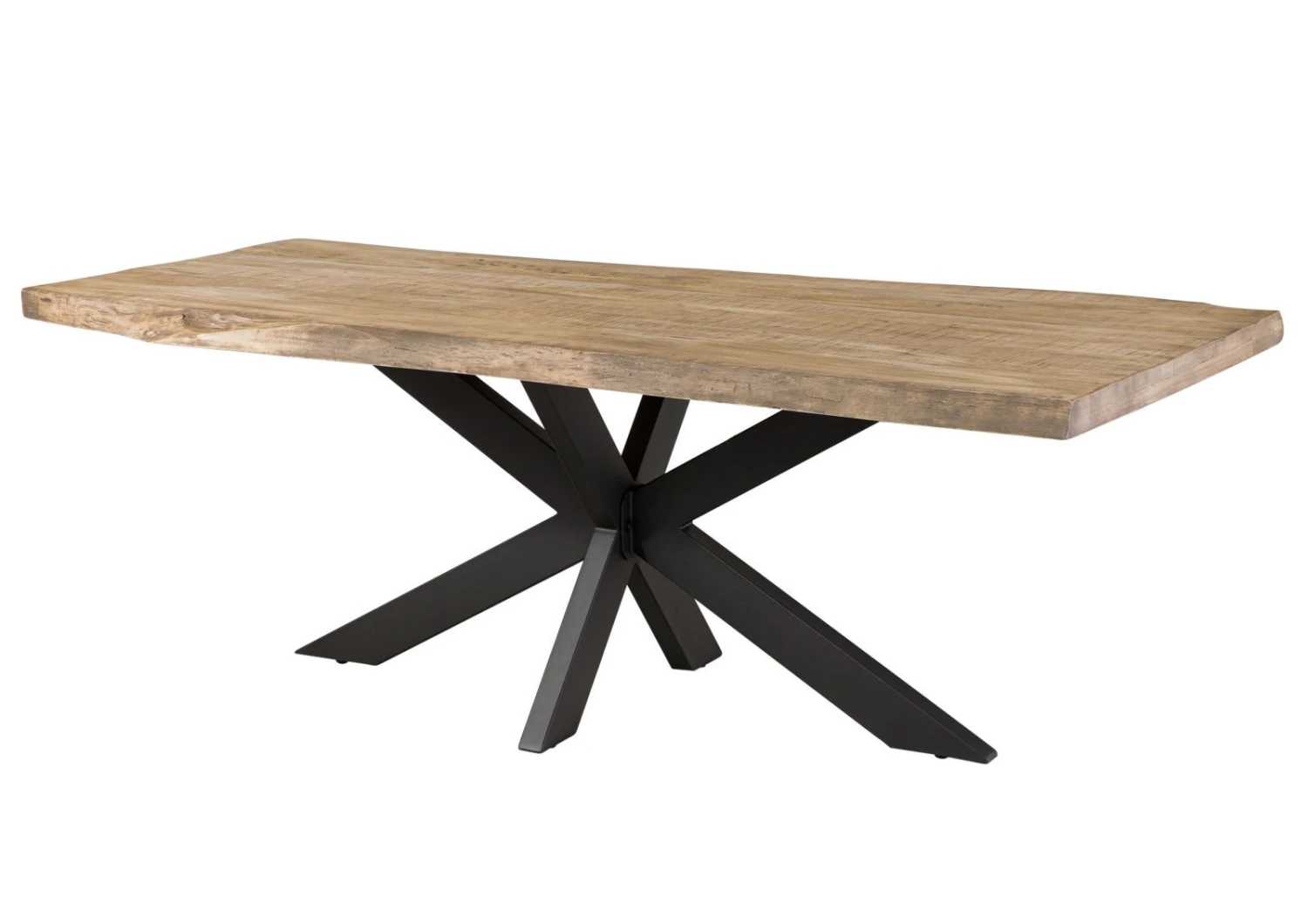 FREEFORM 5 Tavolo Da Pranzo In Legno Di Mango - Verniciato Beige / Gambe Incrociate Antracite Matt 200x100 10 FREEFORM 5 Tavolo Da Pranzo In Legno Di Mango - Verniciato Beige / Gambe Incrociate Antracite Matt 200x100 - immagine 8