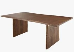 Tavolo Da Pranzo In Legno Di Acacia 200x100x76 Marrone Laccato PURE ACACIA #215 -Massivmoebel24 09 108 886 2014 9