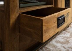 Esstisch Mango 200x100x76 Natur Lackiert RAILWAY #198 -Massivmoebel24 09 112 772 0098 06