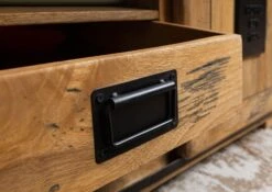 Esstisch Mango 200x100x76 Natur Lackiert RAILWAY #198 -Massivmoebel24 09 112 772 0098 07