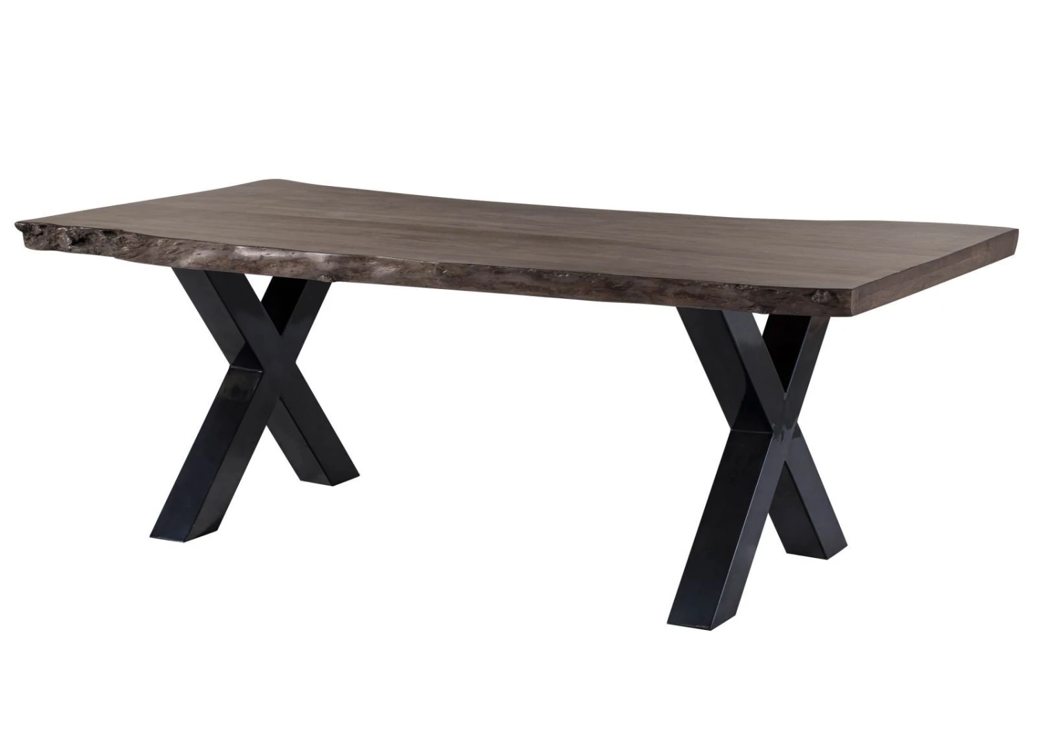 Tavolo Da Pranzo In Legno Acacia - Laccato Grigio / Ferro X - Antracite Lucido 220x90x77 FREEFORM 5 11 Tavolo Da Pranzo In Legno Acacia - Laccato Grigio / Ferro X - Antracite Lucido 220x90x77 FREEFORM 5 - immagine 9