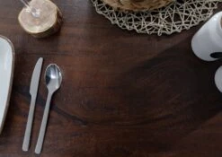 Tavolo Da Pranzo In Legno Di Mango 240x107x76 Marrone Laccato STILMÖBEL #122 -Massivmoebel24 09 114 823 0022 4