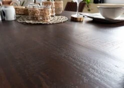 Tavolo Da Pranzo In Legno Di Mango 240x107x76 Marrone Laccato STILMÖBEL #122 -Massivmoebel24 09 114 823 0022 5