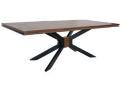Tavolo Da Pranzo In Legno Di Mango 240x107x76 Marrone Laccato STILMÖBEL #122 -Massivmoebel24 09 114 823 0022 9