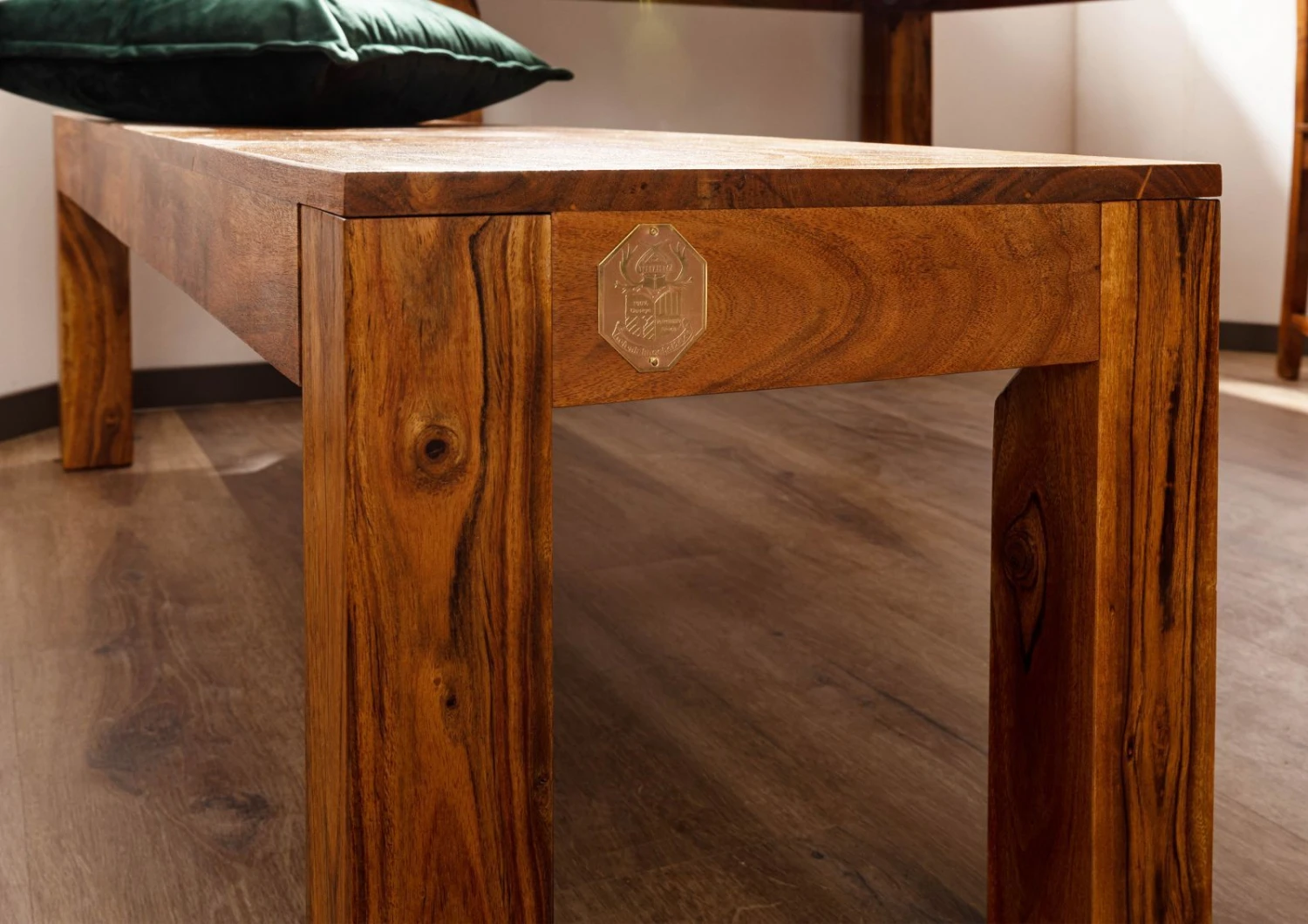 OXFORD #0016 Panca In Legno Di Acacia - Laccato / Miele 180x40x45 6 OXFORD #0016 Panca In Legno Di Acacia - Laccato / Miele 180x40x45 - immagine 4