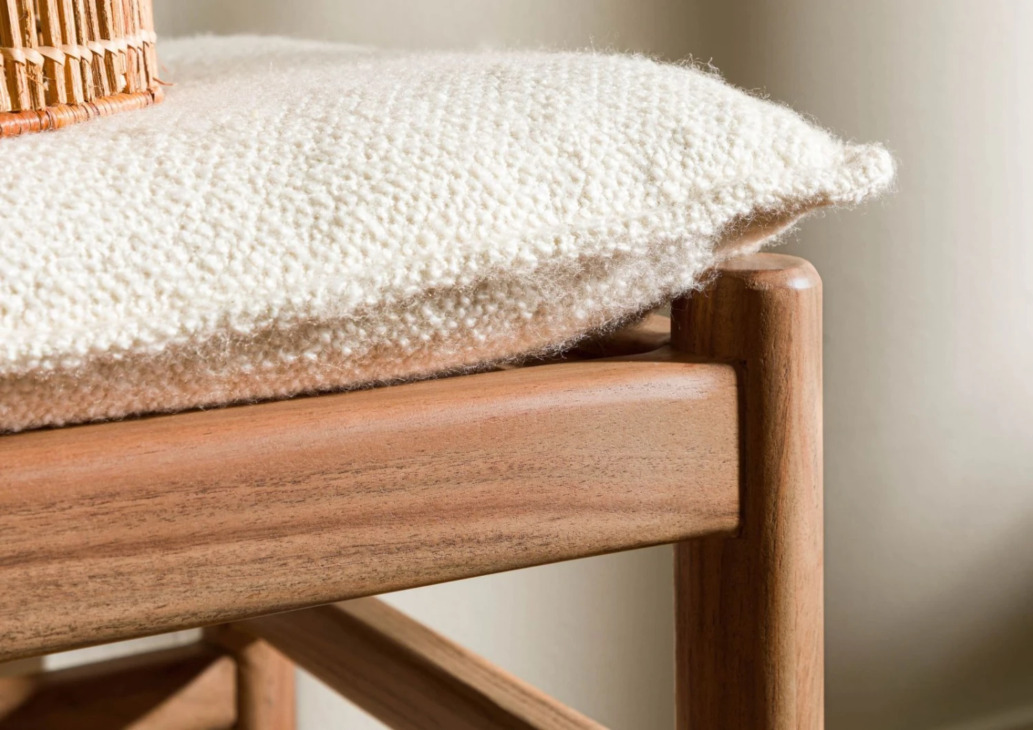 Panca In Legno Di Acacia 140x40x47 Laccato / Naturale KOPENHAGEN #140 8 Panca In Legno Di Acacia 140x40x47 Laccato / Naturale KOPENHAGEN #140 - immagine 6