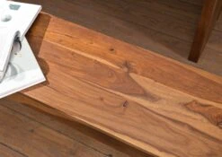 SYDNEY #130 Panca In Legno Di Sheesham - Laccato / Noble Unique 178x35x45 -Massivmoebel24 09 126 777 0129 4