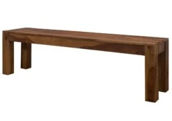 SYDNEY #130 Panca In Legno Di Sheesham - Laccato / Noble Unique 178x35x45 -Massivmoebel24 09 126 777 0129 5