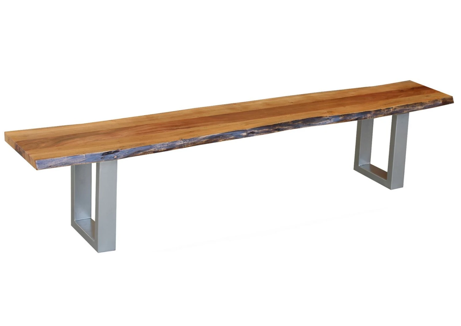 FREEFORM 2 Panca In Legno Di Acacia - Laccato / Noce 180x38x45 8 FREEFORM 2 Panca In Legno Di Acacia - Laccato / Noce 180x38x45 - immagine 6