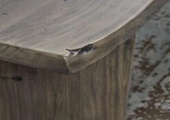 PURE ACACIA #419 Panca In Legno Di Acacia - Laccato / Grigio 200x38x45 -Massivmoebel24 09 126 886 4017 3