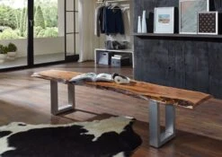 FREEFORM 2 Panca In Legno Di Acacia - Laccato / Noce 180x38x45 15 FREEFORM 2 Panca In Legno Di Acacia - Laccato / Noce 180x38x45 -Massivmoebel24 09 128 819 0006 10