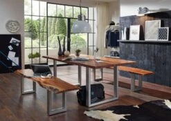 FREEFORM 2 Panca In Legno Di Acacia - Laccato / Noce 180x38x45 13 FREEFORM 2 Panca In Legno Di Acacia - Laccato / Noce 180x38x45 -Massivmoebel24 09 128 819 0006 5