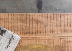 INDUSTRIAL #32 Panca In Legno Riciclato E Ferro - Laccato Multicolore 200x40x45 -Massivmoebel24 09 130 811 0032 5