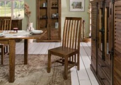 RODEZ #25 Sedia In Legno Di Mango - Oliato / Marrone 45x54x108