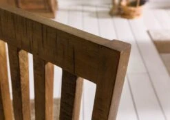 RODEZ #25 Sedia In Legno Di Mango - Oliato / Marrone 45x54x108 -Massivmoebel24 09 151 156 0125 05