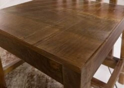 RODEZ #25 Sedia In Legno Di Mango - Oliato / Marrone 45x54x108 -Massivmoebel24 09 151 156 0125 07