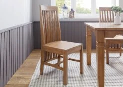 Sedia In Legno Di Mango 45x54x108 Oliato Beige TOULOUSE #13